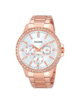 Ladies Brand New Pulsar Swarovski Crystal Rose Gold Mult Dial 38mm Watch  Rp£165