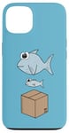 iPhone 13 Big Fish Little Fish Cardboard Box, Dad Dancing Dancer Funny Case