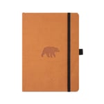 Dingbats* Wildlife Soft Cover A5 Dotted - Brown Bear Notebook