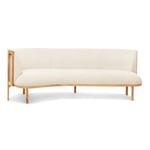 Carl Hansen - RF1903 Sideways Sofa Left Oljad Ek/Hallingdal 65 100 - Sofaer - Rikke Frost - Hvit