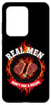 Galaxy S20 Ultra BBQ Grilling Real Men Don't Use A Recipe Barbecue Grill Case