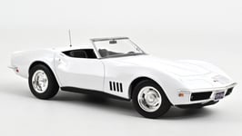 Chevrolet Corvette Convertible 1969 Can Am Blanc 1:18 Model 189038 Norev