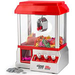 Retro Arcade Candy Grabber Machine with Claw Fairground Joystick Game Sweets Kids Mini Candy Grabber Catcher