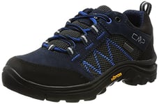 CMP Mixte Enfant Kids Shoe Chaussure Trekking Thiamat Low 2.0 WP, Black Blue, 39