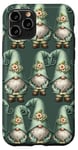 Coque pour iPhone 11 Pro Green Spring Gnomes For Women And Girls Unique Easter Gnome