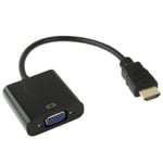 VGA till HDMI Adapter - 1080p Svart