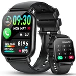 Smart Watch for Men Women Answer/Make Calls - 1.85" HD Full Touch Fitness Watch with Heart Rate Sleep Monitor - 112+ Sports Modes Activity Trackers - IP68 Waterproof Smartwatch for Android iOS