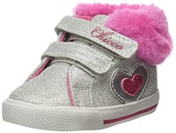 Chicco Garçon Fille Polacchino Glam Chaussure de première randonnée, Grigio, 22 EU