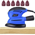 Electric Detail Mouse Palm Hand Sander Sanding Polishing Machine Sandpapers Tool