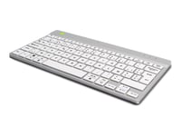 R-Go Ergonomic Keyboard Compact Break - Tastatur - Trådløs - Bluetooth 5.0 - Azerty - Belgisk - Hvit