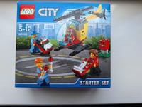 LEGO CITY 60100 AIRPORT STARTER SET POSTAL WORKERS 4 MINIFIGURES *RETIRED* *NEW*