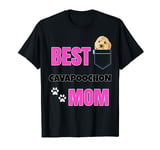 Cavapoochon in pocket Puppy Dog Lover cute Best Poodle Mom T-Shirt