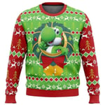 Mario Kart Ugly jultröja present jultomten tröja herr 3d tröja och topp höst och vinter style 3 XL