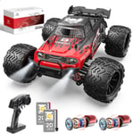 High Speed RC Monster Truck 25 MPH 1:16 Scale 4WD Off-Road 2 Batteries