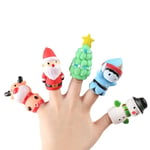 Rubber Doll Hand Finger Puppets Parenting Theater Toys  Children Christmas Gift