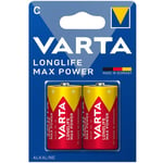 Varta 2-pack Longlife Max Power C / LR14 Batteri