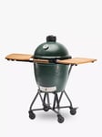 Big Green Egg Large BBQ & Acacia Wood Shelves Nest Bundle with ConvEGGtor