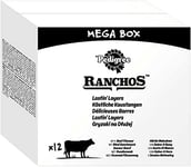 PEDIGREE® Ranchos™ Lot de 12 sachets Mega Box délicieuses bâtonnets à mâcher au goût de bœuf 12 x 40 g