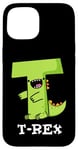 Coque pour iPhone 15 Jeu de mots alphabet amusant T-Rex