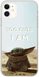 ERT GROUP Coque de téléphone Portable pour Apple Iphone 11 Original et sous Licence Officielle Star Wars Motif Baby Yoda 004 Parfaitement adapté à la Forme du téléphone Portable, Coque en TPU