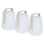 Balad lampa H12 cm 3-pack - clay grey