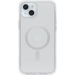 Otterbox Symmetry Clear pour MagSafe Coque pour iPhone 15 Plus/iPhone 14 Plus, Antichoc, Anti-Chute, Fine, supporte 3 x Plus de Chutes Que la Norme Militaire, Transparent, Livré sans Emballage