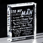 K9 Crystal I Love You Gifts for Him Birthday Gifts for Husband Man Valentine Gi