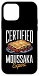 Coque pour iPhone 12 mini Moussaka Expert Food Lover Certifié Homme, Femme, Enfant