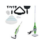 Steam Mop for Floor Cleaning Steam Cleaner Mop 11-in-1 Multi-Purpose with Detachable Hand-Held Cleaner Accessories-Includes Steam Window Cleaning Attachment and Garment Steamer Floor Mop