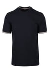 Hugo Boss Black Mens Thompson 04 T Shirt Dark Blue - Navy - Size Large