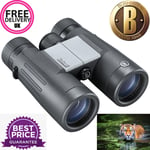 Bushnell 8x42 PowerView 2 Compact Roof Prism Binoculars Black PWV842 (UK Stock)