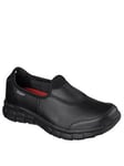 Skechers Sure Track Workwear Slip Resistant Trainers - Black, Black, Size 5, Women