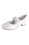 Roch Valley Chaussures à Clapet à Talon bas pour Enfant, Blanc, 29 EU