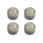 Nordic Lights 4 Pack LED Lights for Candle Shades Battery Powered Tea Lights