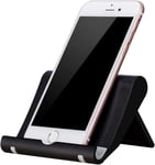 Support Téléphone Universel Et Pliable Pour Smartphone Et Tablette,Compatible Avec Tous Les Modèles,Résistant Et Robuste,Pour Iphone,Samsung,Huawei,Ipad,Xiaomi. (Noir)(Q55)