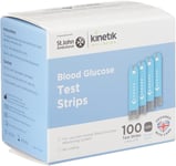 Blood Glucose Test Strips Kinetik Wellbeing Blood Glucose Test Strip Pack of 100