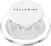 Telluride Souvenirs / Station de ski Telluride / Police moderne PopSockets PopGrip pour MagSafe