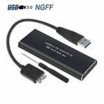 External Enclosure Storage Case M.2 NGFF SSD SATA TO USB 3.0 Adapter Cover Box