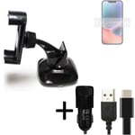 For Apple iPhone 14 car holder + CHARGER windshiled bracket 