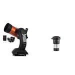 Celestron 11049 NexStar 4 SE Computerised Telescope & 93640 1.25 Inch Universal Barlow and T-Adaptor, Silver/Black