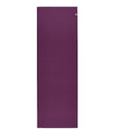 Manduka eKOlite Yoga Mat - 4mm Thick Travel Mat, Eco Friendly, Natural Tree Rubber, Superior Catch Grip, Dense Cushioning for Support and Stability in Yoga and Pilates, 79 inches, Acai Midnight