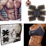 New 6 Pack EMS Trainer Abdominal Toning Muscle Toner Abs Smart EMS Fitness Belt