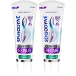 Sensodyne Clinical Repair Active Clean toothpaste 2x75 ml