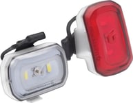 Blackburn Click Usb-Lys, Foran 60 Lumen, Bak 20 Lumen, Hvit