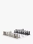 Skyline Chess Staunton Steel Marble Chess Set