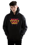 Guardians Of The Galaxy Vol. 2 Rocket And Groot Metal Logo Hoodie