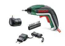 Bosch Home and Garden Visseuse sans fil Lithium-Ion - IXO V (Livré avec: Chargeur; Embout d'angle; 10 embouts de vissage standards) 06039A8001 Vert