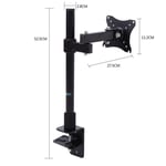 Fully Adjustable Single Arm Monitor Mount Desk Stand Bracket For 13''-27" Screen