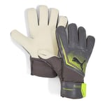 PUMA Ultra Play RC, Gants de Gardien de But Garçons, Matte Aged Silver-Yellow Alert, 5