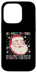 iPhone 14 Pro Nurse Christmas Santa Nice To The Geriatric Care Giver Case